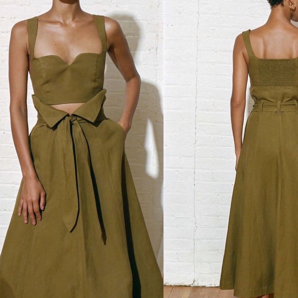 Mara Hoffman Anna Skirt ~ Olive